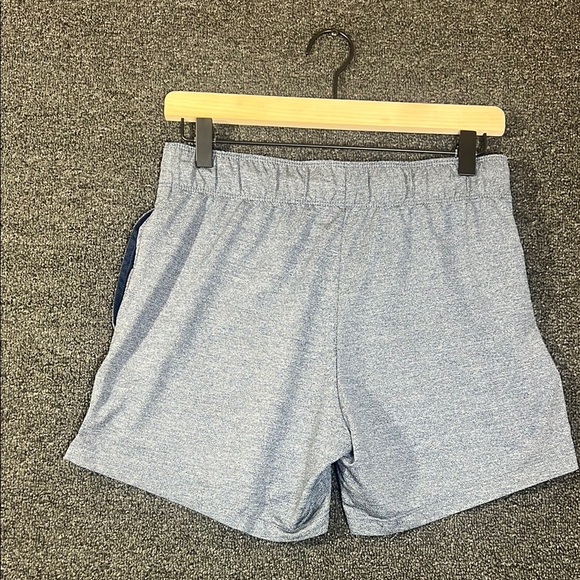 Nike Dri-Fit Blue Gray Athletic Shorts with Elastic Waistband, Womens S - Picture 4 of 8